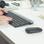 Logitech 920-009204 Tastatur Maus enthalten Universal RF Wireless QWERTY US International Graphit