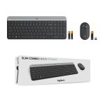 Logitech 920-009204 Tastatur Maus enthalten Universal RF Wireless QWERTY US International Graphit