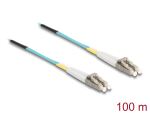 DELOCK LWL Kabel LC Duplex zu LC Duplex Multimode OM3 100 m