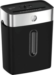 HP OneShred 8CC Aktenvernichter Partikelschnitt-Zerkleinerung 68 dB 22 cm Schwarz