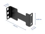 DELOCK Server Rack Tiefenerweiterung Adapter Montagekit 1HE