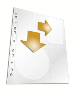 Durable 522219 CD-Hülle Geldbörsenhülle Transparent