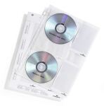 Durable 522219 CD-Hülle Geldbörsenhülle Transparent