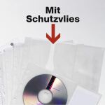 Durable 522219 CD-Hülle Geldbörsenhülle Transparent