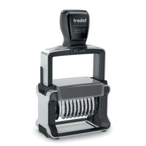 Trodat 55510 Selbstfärbestempel Nummernstempel Stahl