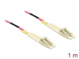 DELOCK LWL Patchkabel LC -> LC 1.00m Multimode Duplex OM4