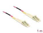 DELOCK LWL Patchkabel LC -> LC 1.00m Multimode Duplex OM4