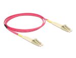 DELOCK LWL Patchkabel LC -> LC 1.00m Multimode Duplex OM4