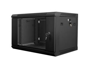 Lanberg WF01-6406-10B Rack 6U Wandmontiertes Regal Schwarz