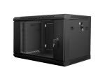Lanberg WF01-6406-10B Rack 6U Wandmontiertes Regal Schwarz