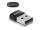 DeLOCK USB 2.0 Adapter USB Typ-A Stecker zu USB Type-C Buchse schwarz