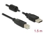 DeLOCK 84896 USB Kabel USB 2.0 1,5 m USB A USB B 0,48...