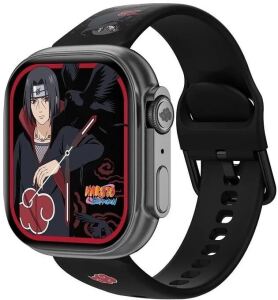 abyx Smartwatch Fit Touch 5 Itachi Uchiwa space grau
