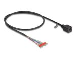 DeLOCK Kabel RJ45 Buchse zu Aderendhülsen Cat.5e 50 cm schwarz
