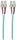Intellinet Glasfaser LWL-Anschlusskabel, Duplex, Multimode, SC/SC, 50/125 µm, OM3, 1 m, Aqua