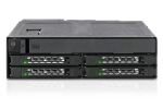 Icy Dock MB604SPO-B Hard Drive Backplane Schwarz