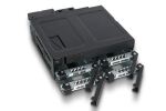 Icy Dock MB604SPO-B Hard Drive Backplane Schwarz