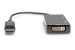 Digitus DisplayPort 3in1 Adapter / Konverter - DP - HDMI+DVI+VGA
