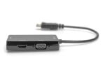 Digitus DisplayPort 3in1 Adapter / Konverter - DP - HDMI+DVI+VGA