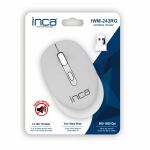 Inca IWM-243RG Maus Gaming Beidhändig RF Wireless Optisch 1600 DPI