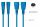 Kabelmeister SK1430-B020 Stromkabel Blau 2 m IEC C14 C13-Koppler