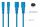 Kabelmeister SK1430-B020 Stromkabel Blau 2 m IEC C14 C13-Koppler