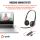 HP Poly Blackwire 3220 USB-C Stereo-Headset + USB-C/A-Adapter