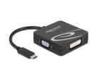 DeLOCK USB Type-C Adapter für einen VGA, DVI, HDMI oder DisplayPort Monitor