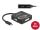DeLOCK USB Type-C Adapter für einen VGA, DVI, HDMI oder DisplayPort Monitor