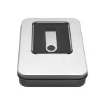 MediaRange BOX902 Aufbewahrungsbox Rechteckig Aluminium, Kunststoff, Stahl Silber