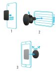 Mobilis 044004 Halterung Passive Halterung Handy/Smartphone Schwarz