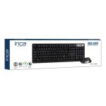 Inca IWS-549U Tastatur Maus enthalten Büro RF kabellos + USB Schwarz
