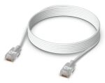 Ubiquiti UACC-Cable-Patch-EL-3M-W Netzwerkkabel Durchscheinend, Weiß Cat6