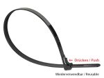 Alcasa KAB-R20S74 Kabelbinder Lösbarer Kabelbinder...
