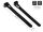 Alcasa KAB-R20S74 Kabelbinder Lösbarer Kabelbinder Nylon Schwarz 100 Stück(e)