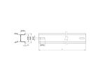 DELOCK Hutschiene 35 x 15 mm (25cm) Aluminium