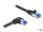 DELOCK RJ45 NWK Cat.6A S/FTP gerade gewinkelt 1m schwarz