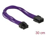 DELOCK Stromkabel 8Pin EPS -> 8Pin EPS St/Bu 0.30m Textil
