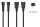 Kabelmeister SK1402-S005 Stromkabel Schwarz 0,5 m IEC C14 Netzstecker Typ F