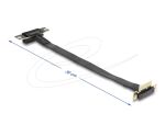 DELOCK Riser Karte PCI Express x1 St. zu 1 Slot Kab.30 cm