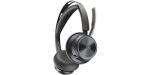 HP Poly Voyager Focus 2 USB-C-C-Headset, für Microsoft Teams zertifiziert, + USB-C/A-Adapter +Ladestation