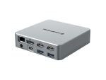 Conceptronic DONN25G 15-in-1 DisplayLink USB 3.2 Gen 2 Dockingstation, 4K60Hz Triple-Display, HDMI x 2, DisplayPort, USB-C 10 Gbit/s x 2, USB-A 10 Gbit/s x 2, USB-A 5 Gbit/s x 2, SD, TF/MicroSD, GbE, Audio, DC-Eingang, Sicherheitssteckplatz, PD 3,0