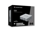 Conceptronic DONN25G 15-in-1 DisplayLink USB 3.2 Gen 2 Dockingstation, 4K60Hz Triple-Display, HDMI x 2, DisplayPort, USB-C 10 Gbit/s x 2, USB-A 10 Gbit/s x 2, USB-A 5 Gbit/s x 2, SD, TF/MicroSD, GbE, Audio, DC-Eingang, Sicherheitssteckplatz, PD 3,0