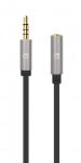 Manhattan 356046 Audio-Kabel 3 m 3.5mm Schwarz, Silber