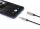 Manhattan 356046 Audio-Kabel 3 m 3.5mm Schwarz, Silber