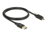 DELOCK USB-Kabel Superspeed 10 Gbps A->C St/St Schraube 1.0m