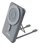 Verbatim 32251 Powerbank 5000 mAh Kabelloses Aufladen Grau