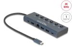 DELOCK USB Type-C Dockingstation 4K 90W mit Schalter
