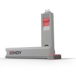 Lindy 40425 Schnittstellenblockierung Schnittstellenblockierung + Schlüssel USB Typ-C Pink 5 Stück(e)
