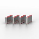 Lindy 40425 Schnittstellenblockierung Schnittstellenblockierung + Schlüssel USB Typ-C Pink 5 Stück(e)